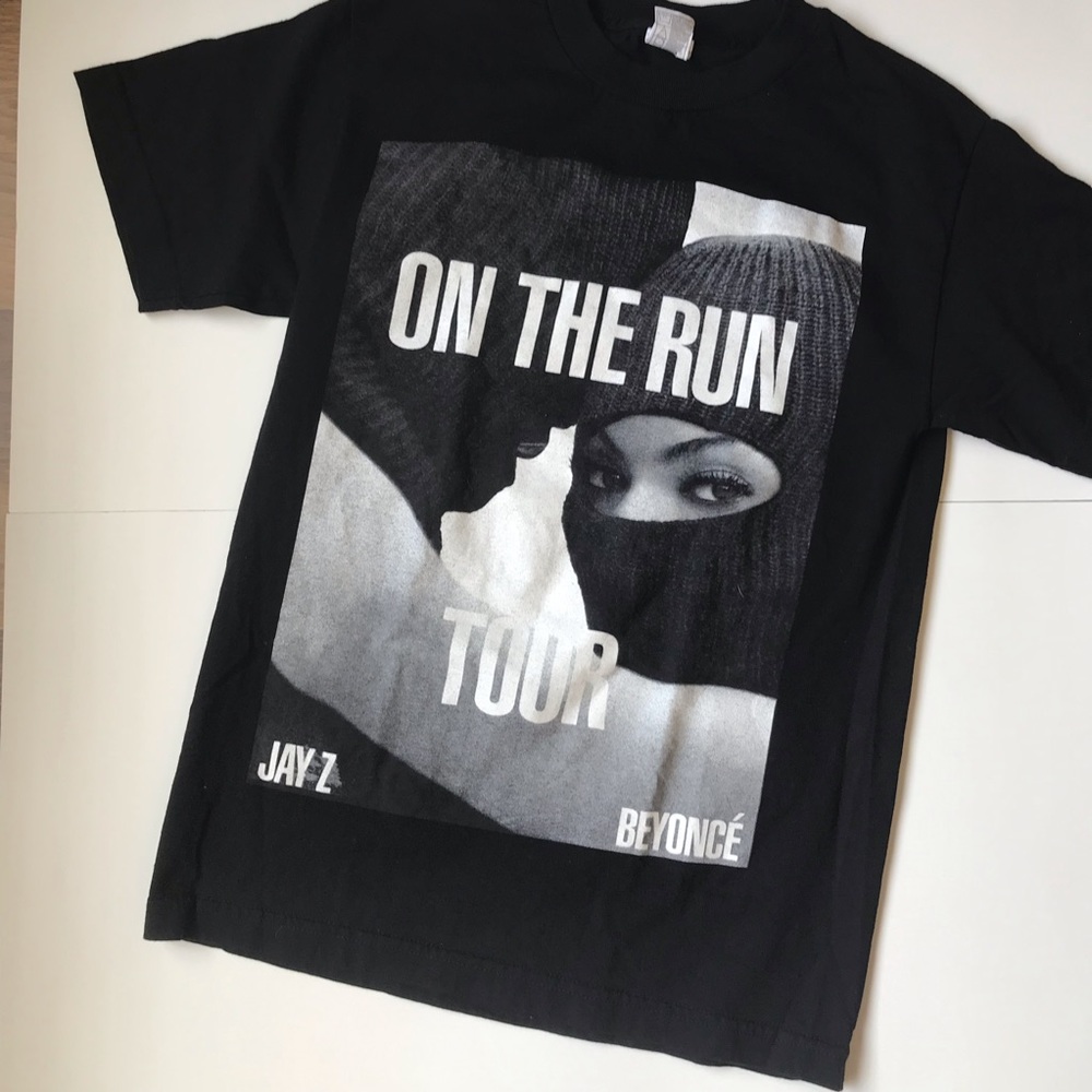 Beyonce Jay Z "On the Run" 2014 Concert Tee shirt